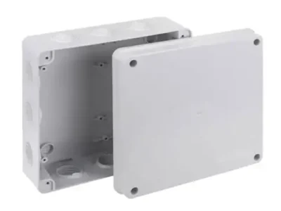 CAJA DE PASO PLASTICA RECTANGULAR 300 X 250 X 120